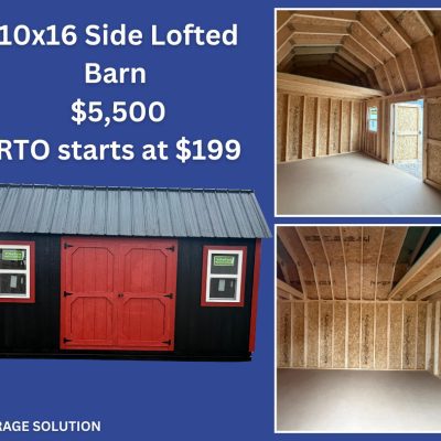 Side Lofted Barn