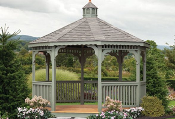 14′ Custom Wood Octagon Gazebo