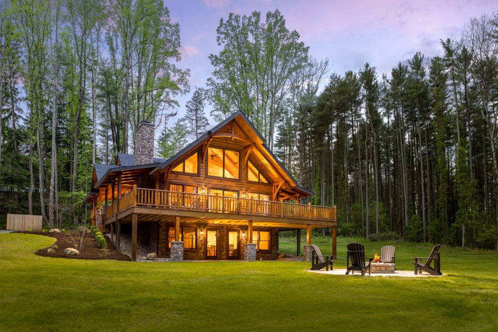 Acadia Log Home
