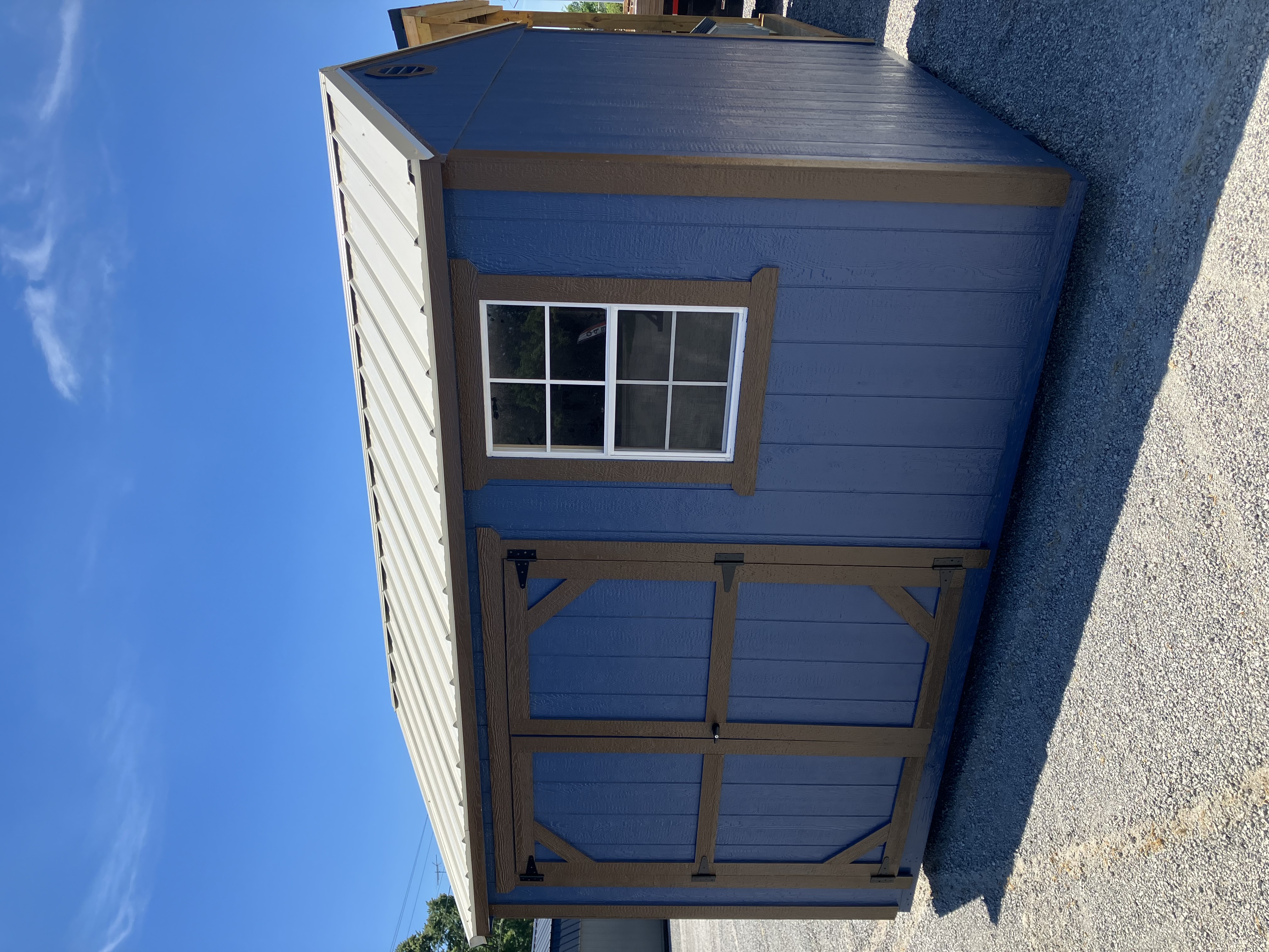 Traditional Short Wall Garden Shed 10x12
