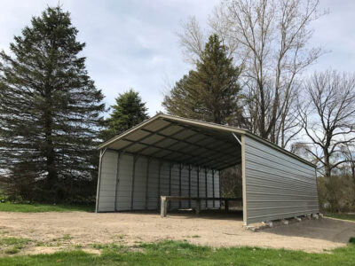 C-07: 20x35x8 Steel Carport
