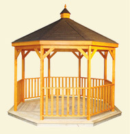 Wood Gazebo-in-a-Box 8'