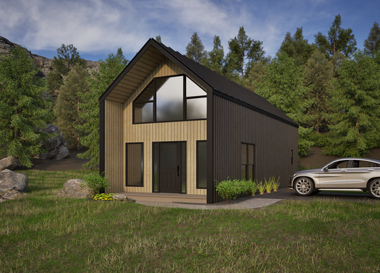The Lake Louise Amish Built Modular Cabin