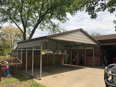 C-08: 22x16x9 Steel Carport