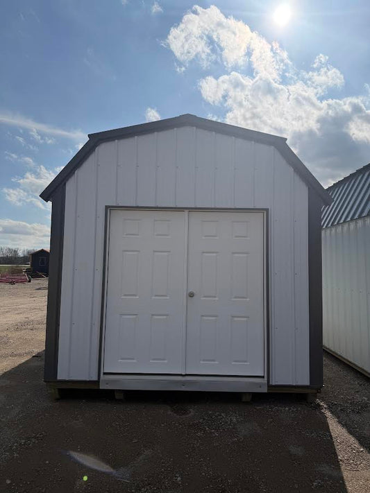 Amish-Built Steel Storage Building with Gambrel Roof & Rear Loft*