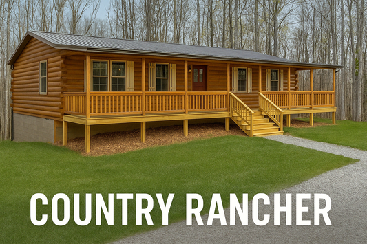The Country Rancher Amish Built Modular Cabin