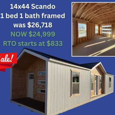 Scando 1 Bed 1 Bath Framed
