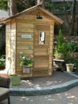 Outdoor Home Sauna Kit / Freestanding Pre-Fab Modular 4X4OPF