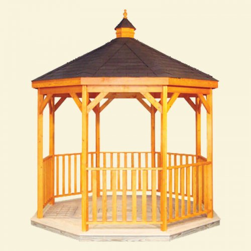 10 Foot Wood Gazebo-in-Box