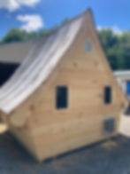 Curved Roof A-frame Chicken Coop