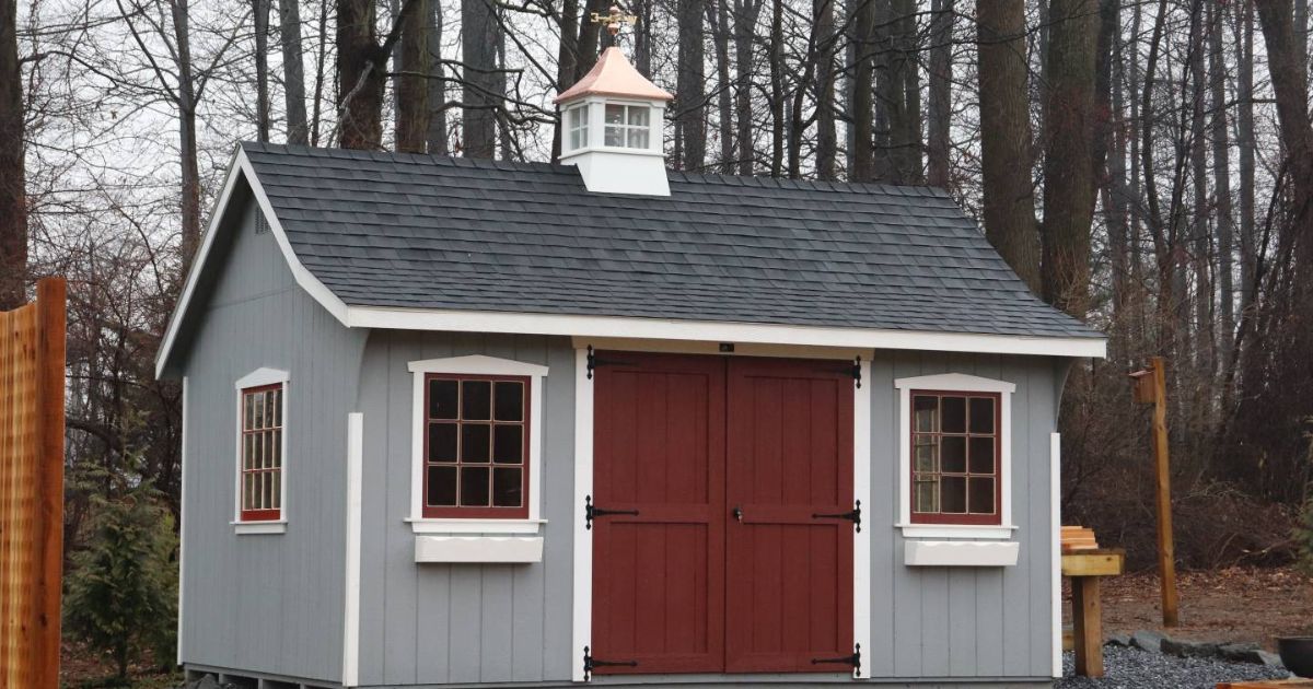 Cape Style Shed