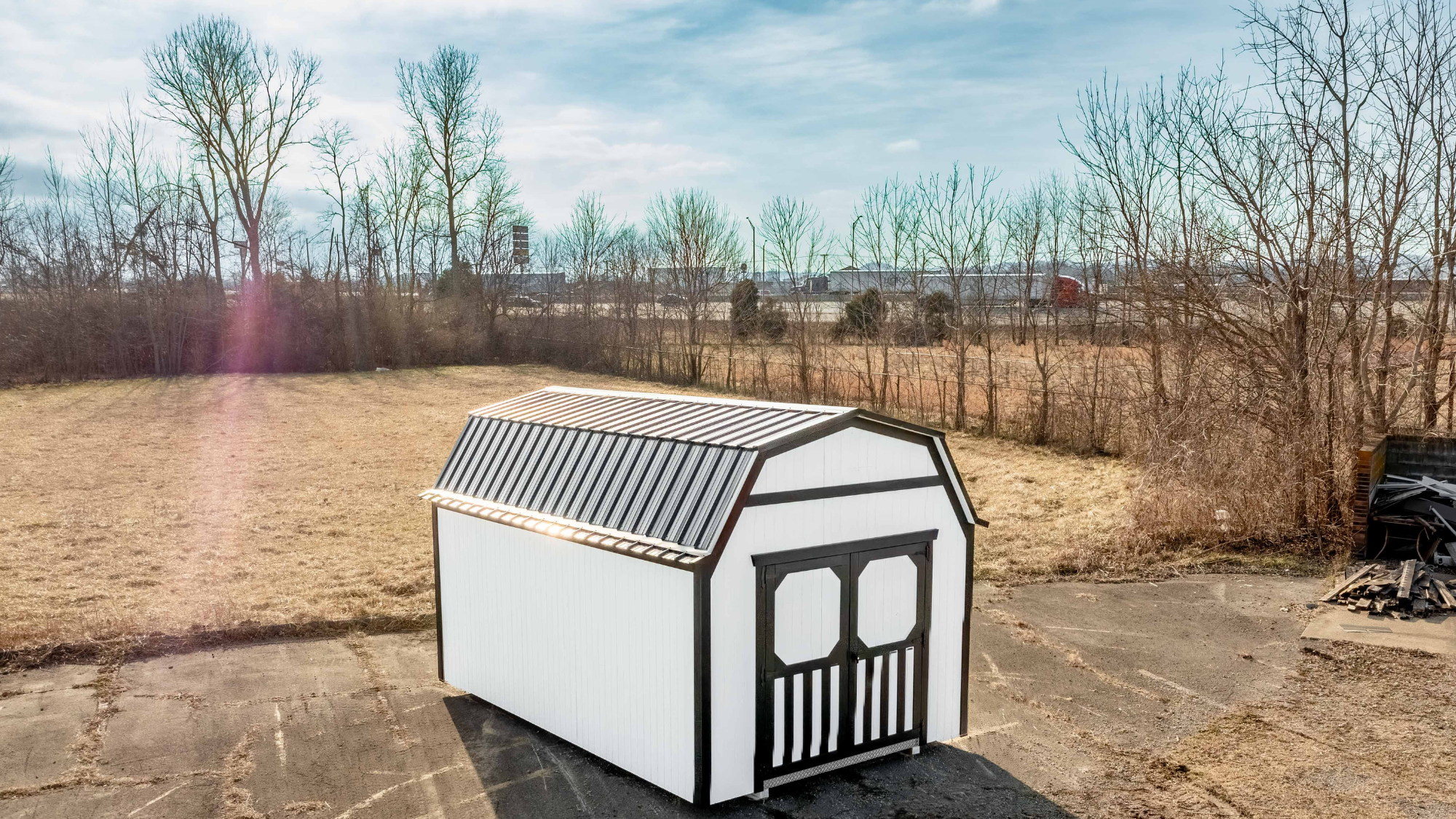 Lofted Gambrel Shed