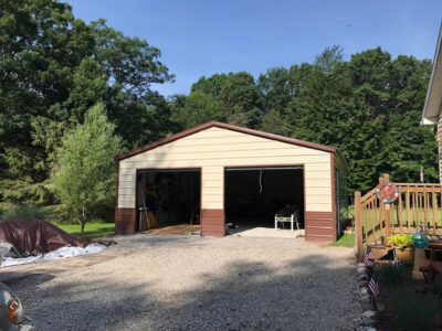G-06: 24x30x8 Steel Garage