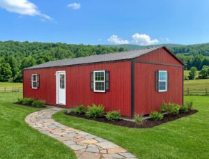 Classic Horse Barn Gated Stalls thumbnail 3