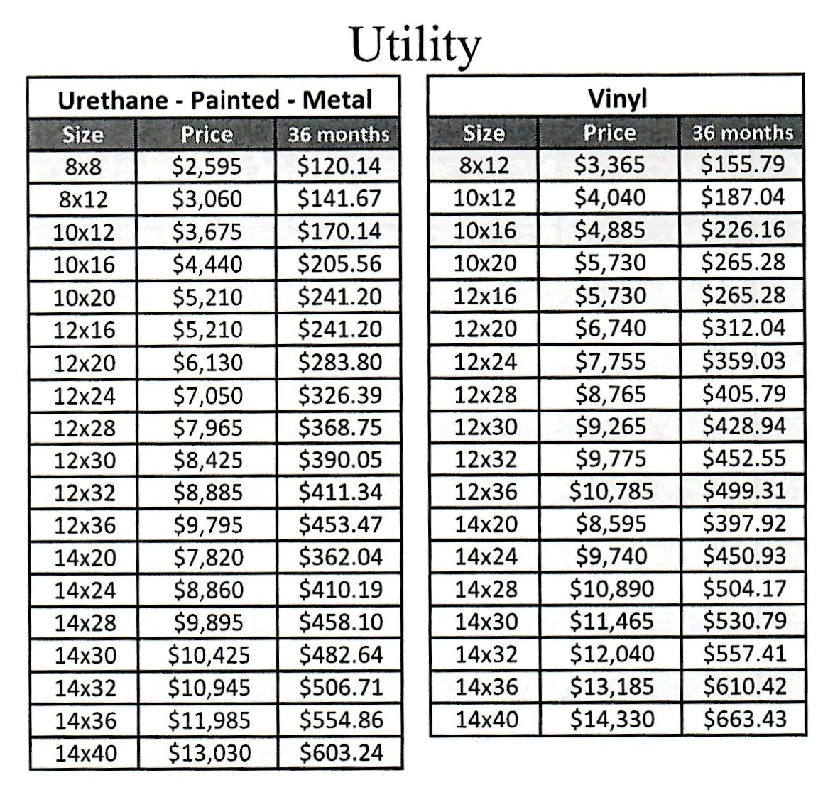 Utility Shed