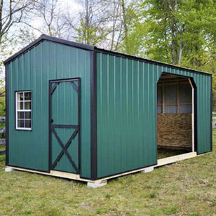 A-Frame Run-in Sheds