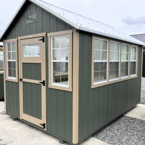 8’x10′ Greenhouse Garden Shed #084-26
