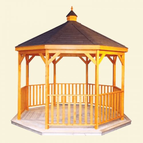 12 Foot Wood Gazebo-in-Box