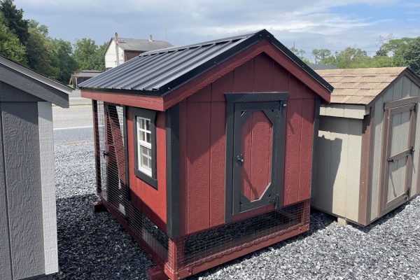 5X7 A-Frame Combo Chicken Coop (5 Hens)