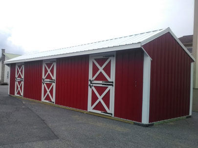 Three Stall Horse Barn