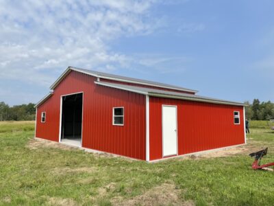 B-09: 44x30x12 Barn w/ 2 Lean-Tos