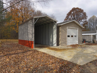 RV-01: 12x25x12 RV Carport