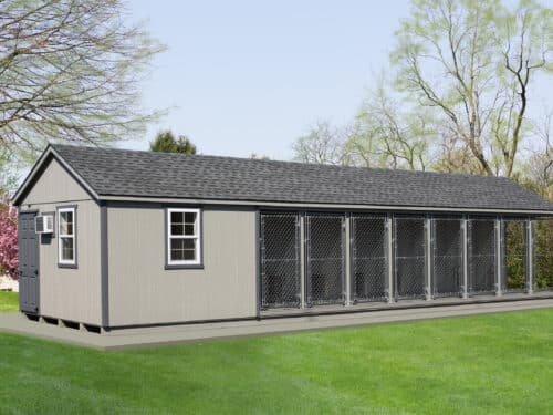 8-Run Commercial Kennel With A Lobby