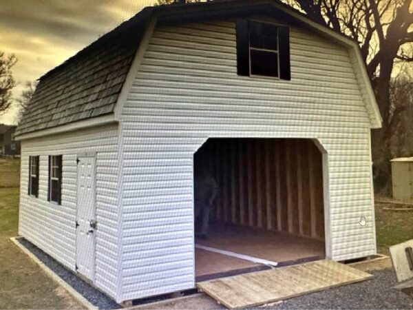 2 Story Big Barn Garage - Vinyl