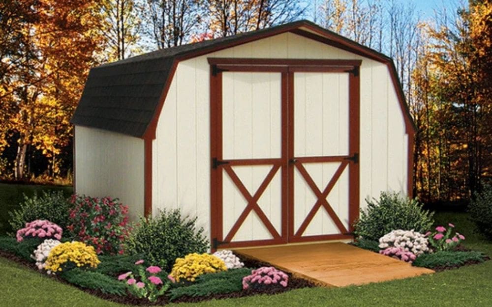 Board & Batten New England Elite Storage Shed