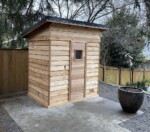 Outdoor Home Sauna Kit / Freestanding Pre-Fab Modular 4X6OPF