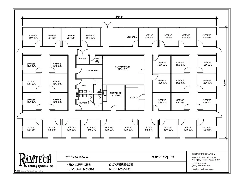 Modular Office Building – 6,696SF