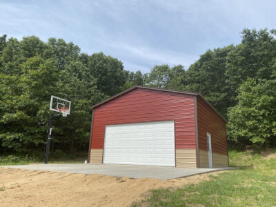 G-14: 24x30x12 Steel Garage