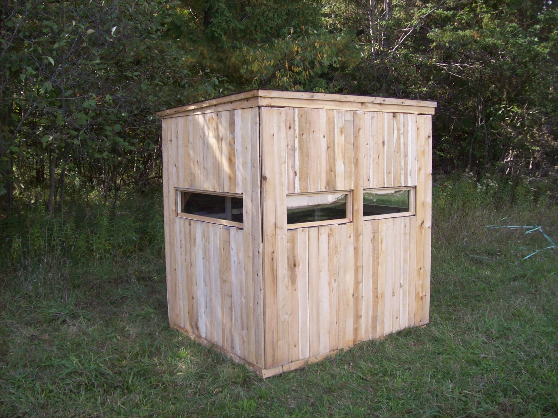 5×6 Wood Two Person Hunting Deer Blind