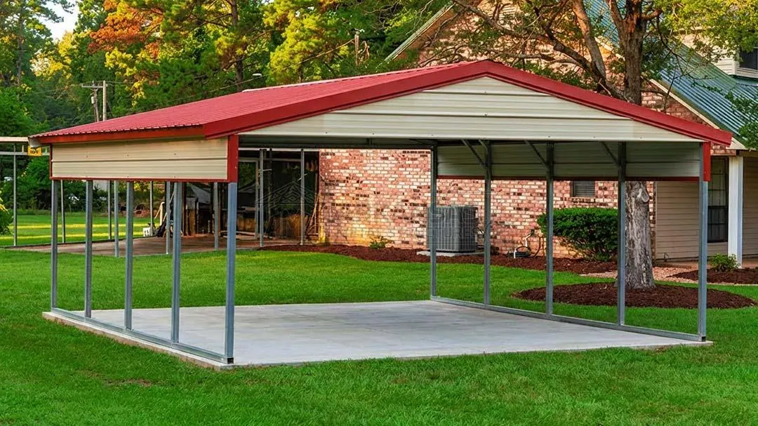 AMS#25 18'x20'x7' Roof Only Carport