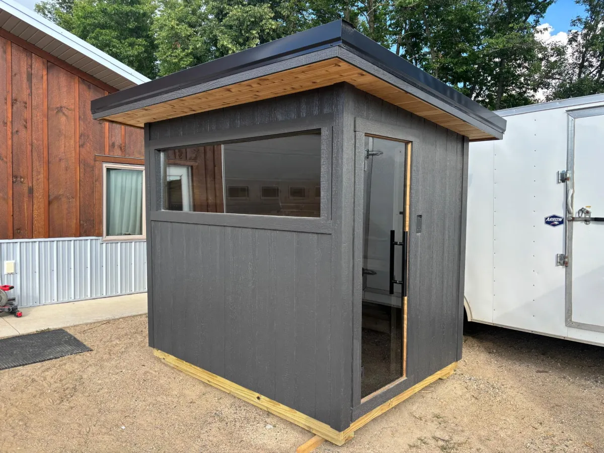 6x8 Custom Outdoor Sauna
