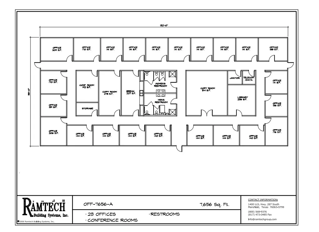 Modular Office Building – 7,656SF