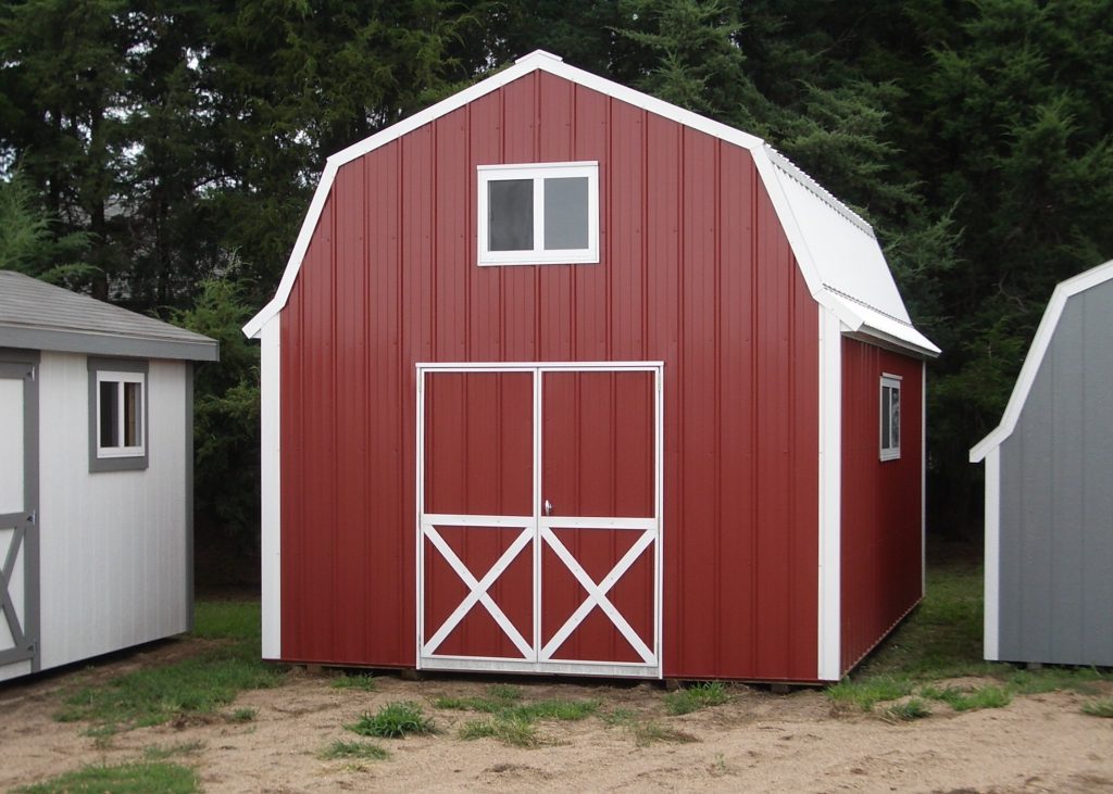 Steel-Sided Elite Lofted Barn