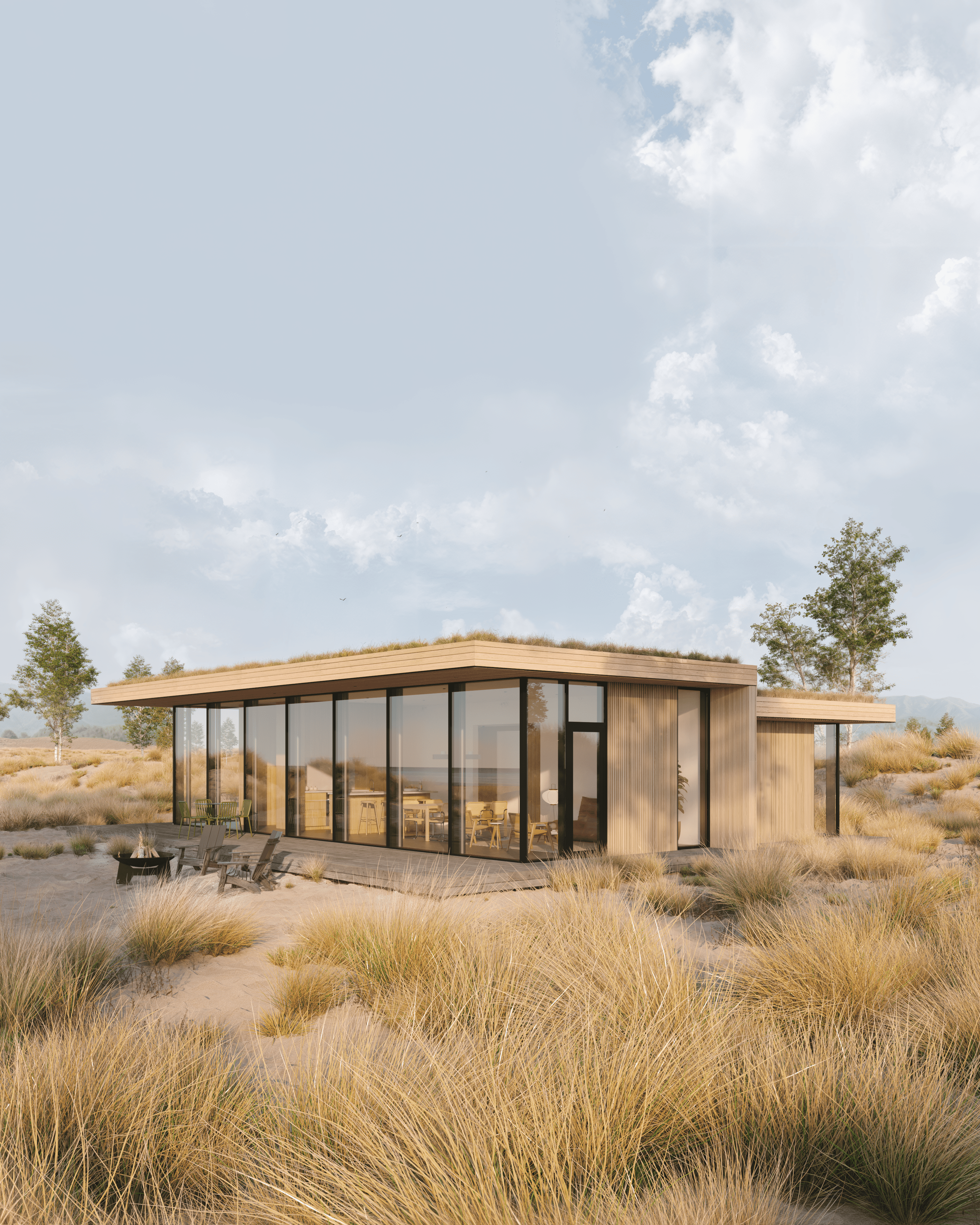 Linear House Family