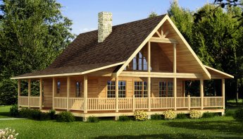 Special - Wateree 4 Log Home thumbnail 2