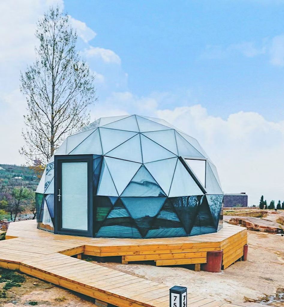 2 3 5 6 Man Glamping Geo Dome Tent thumbnail 3