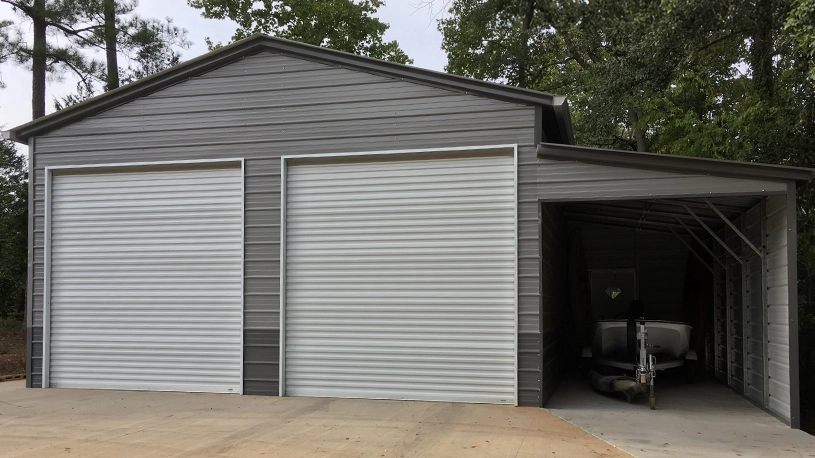 w/ Lean-to Garage
