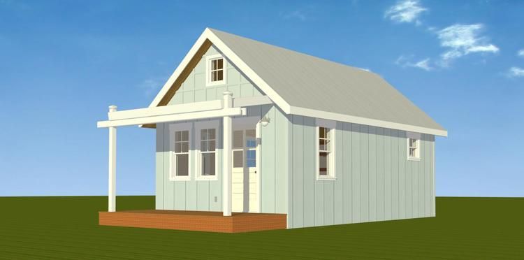 Cottage 14x24 ADU & Backyard Studios