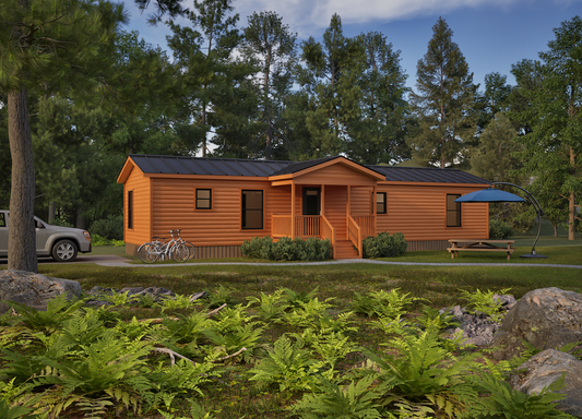 The Lake Michigan Amish Built Modular Cabin
