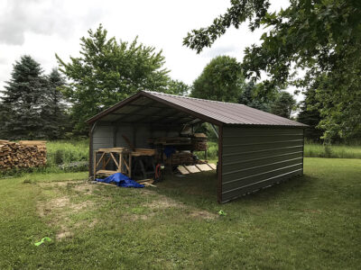 C-02: 18x20x6 Steel Carport