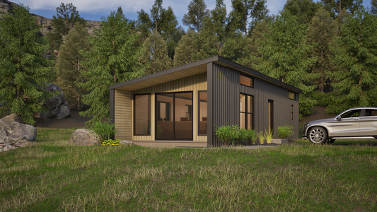 The Lake Geneva Amish Built Modular Cabin