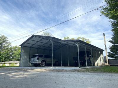 C-05: 22x25x10 Carport with Lean-To